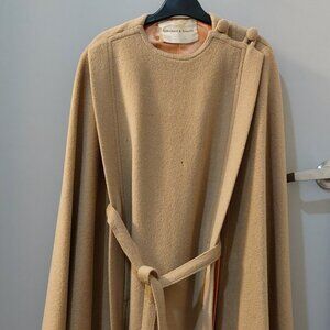 Vintage Wool Batwing Cape Coat